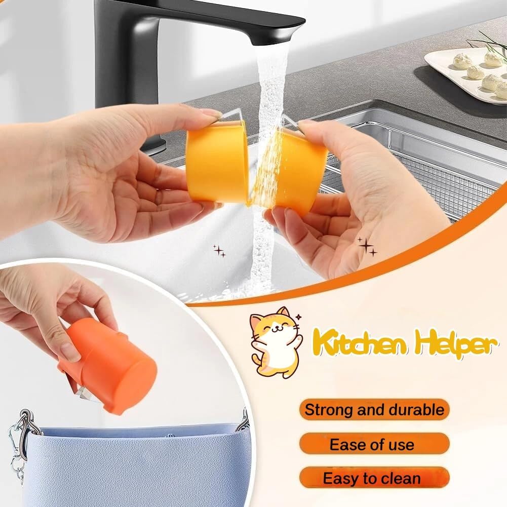 Stainless Steel Egg Opener,Egg Opener For Hard Boiled Eggs,Efficient Egg Cracking Tool,Perfect For Baking, No Shells,No Mess – Perfect Omelets, Scrambled Eggs & Baking. (yellow)