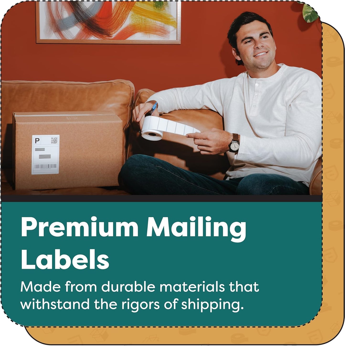 Aegis Adhesives - 1 ¼” X 1” Direct Thermal Multipurpose Labels for QR Codes, Price Tags, Perforated & Compatible with Zebra Desktop Printers - NOT Rollo Compatible (12 Rolls, 1300/Roll)