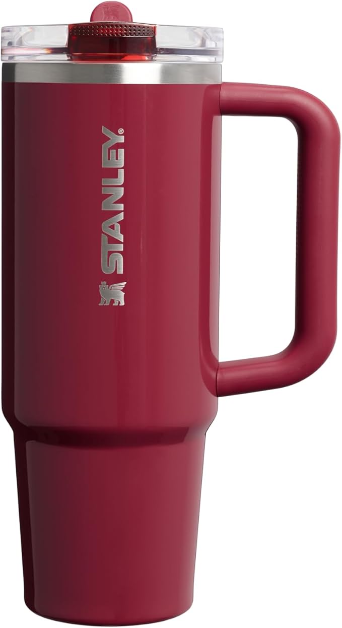 STANLEY Quencher ProTour Flip Straw Tumbler with Leakproof Lid | Built-In Straw & Handle | Cupholder Compatible for Travel | Insulated Stainless Steel Cup | BPA-Free
