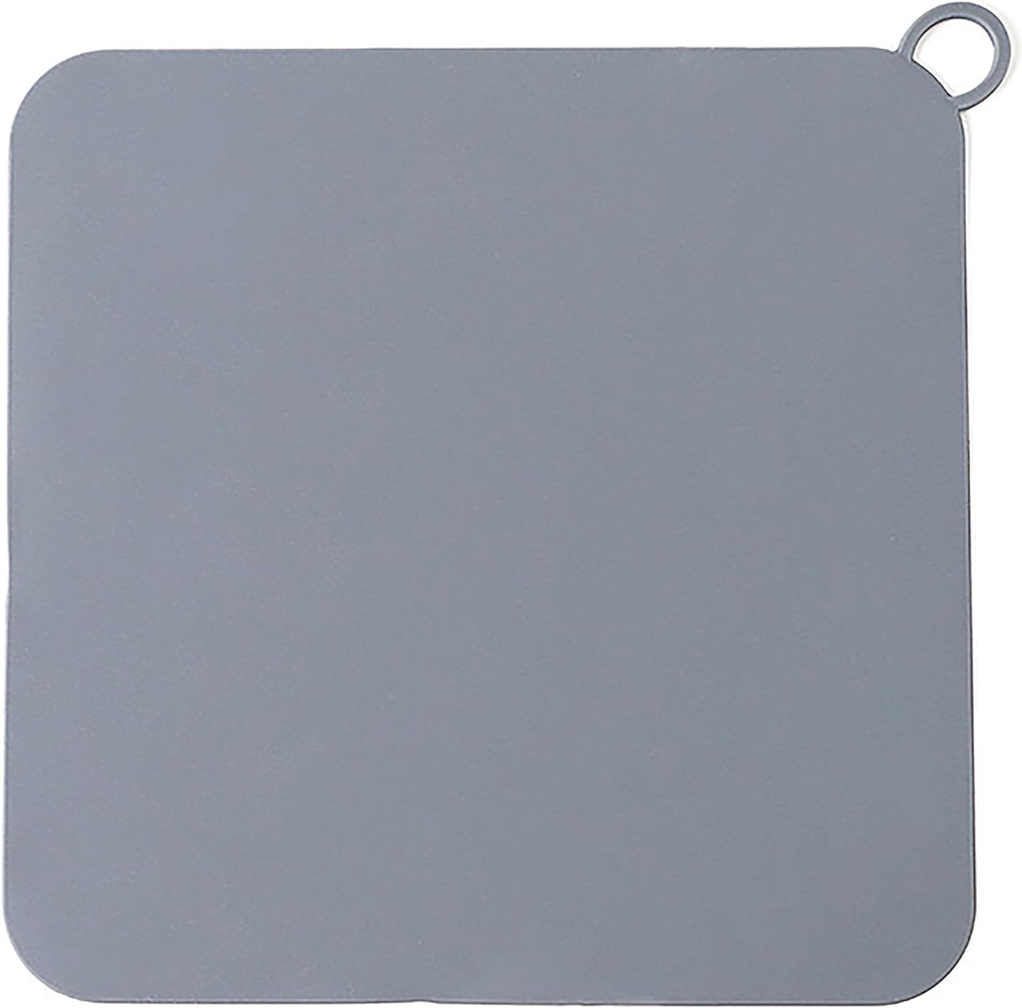 2 Pieces 6 x 6 Inch Silicone Tub Stopper Floor Drain Cover Sewer Anti-Odor Mat Deodorizing Drain Plugs for Kitchen,Bathroom and Laundry (Grey)