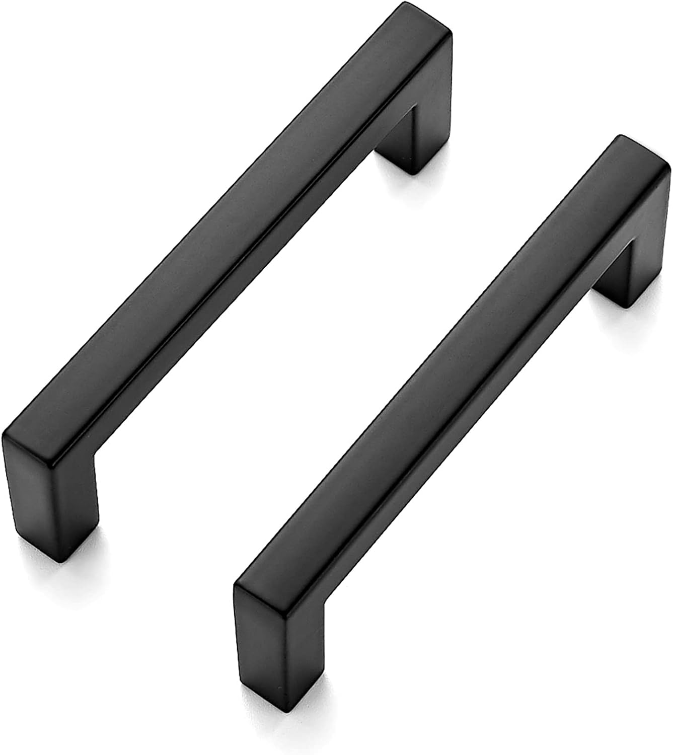Ravinte 20 Pack Solid 3 Inch Center to Center Slim Square Bar Drawer Handles Kitchen Cabinet Handles Black Drawer Pulls Kitchen Cabinet Hardware Kitchen Handles Matte Black Cabinet Pulls