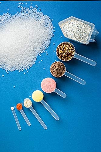 2 Teaspoon (2/3 Tablespoon | 10 mL) Long Handle Rounded Scoop for Measuring Coffee, Pet Food, Grains, Protein, Spices and Other Dry Goods (Pack of 5)