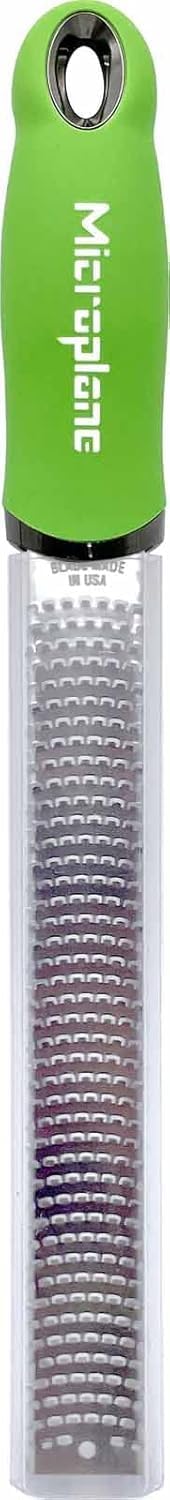 Microplane Premium Classic Series Lime Zester and Parmesan Grater (Green)