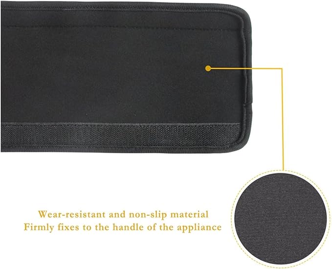 6 Pieces Refrigerator Door Handle Covers Protective Kitchen Appliance Decor Handles Anti-Skid Anti-Dust Protector Keep Off Dust Fingerprint, Coffee Bean Spoon Mocha Pot Print Coffee Time