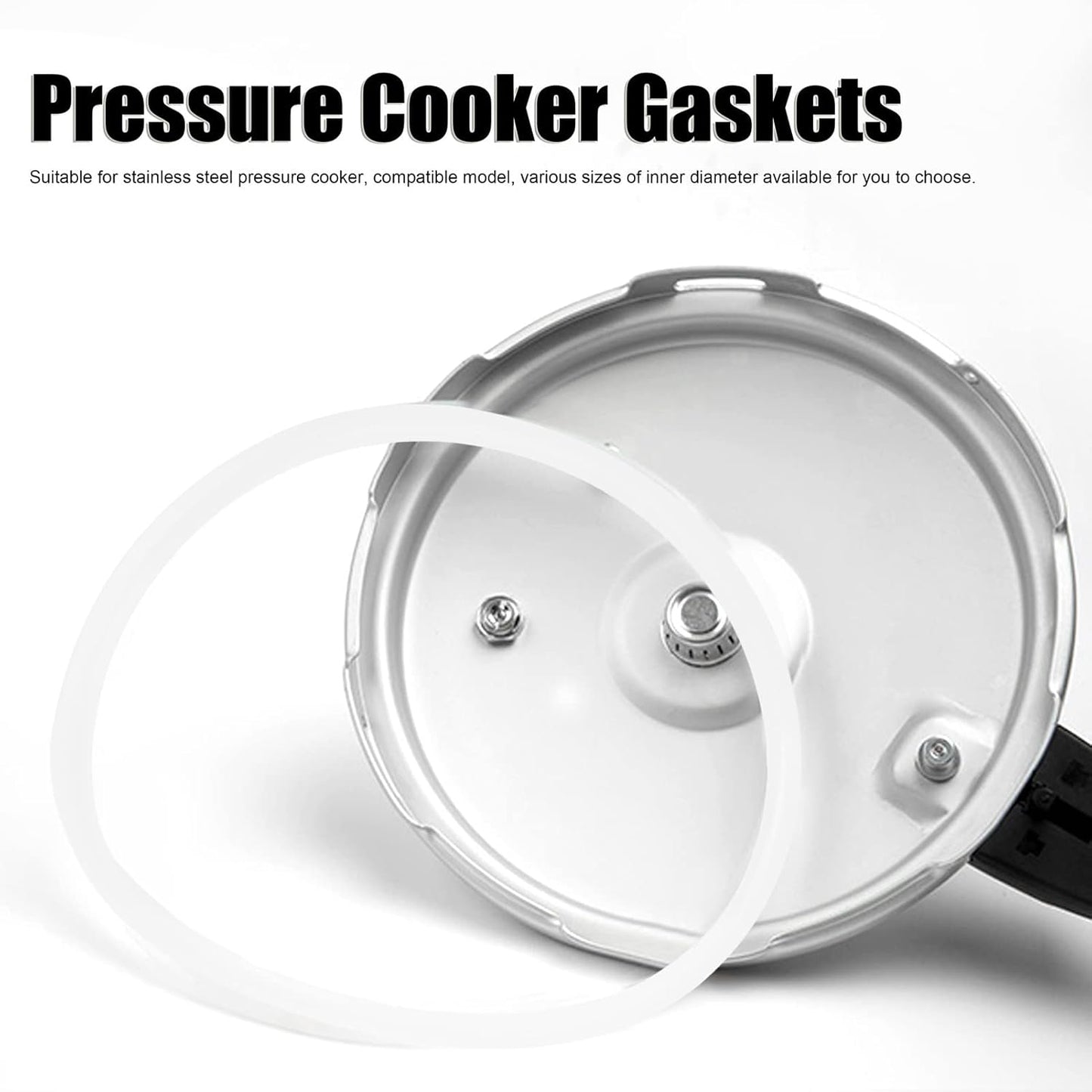 Pressure Cooker Sealing Rings Replacement Accessory, , Suitable for Aluminum Alloy Pressure Cooker, Compatible with Different (24cm)