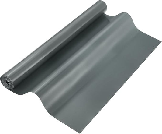 uxcell 15.7IN x 7.9FT Silicone Baking Mat Rolls, Heat Resistant Baking Mats, Non-Stick Pastry Mats, Non-Slip Countertop Mats, Refrigerator Liners Grey