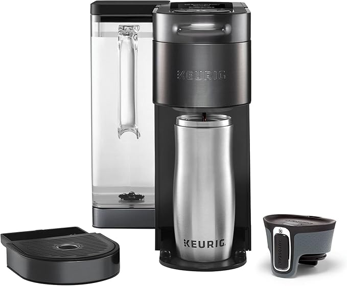 Keurig K-Supreme Plus SMART Coffee Maker, Single Serve K-Cup Pod Coffee Brewer, BREWID and MultiStream Technology, 78 Oz, Black