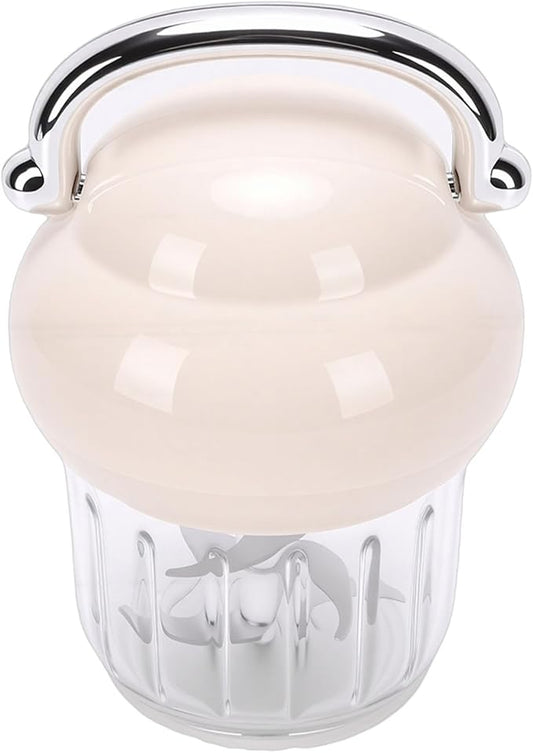 Pomya Cordless Mini Food Chopper 21000 RPM | 350ML Baby Food Processor Rechargeable USB C for Garlic Veggies