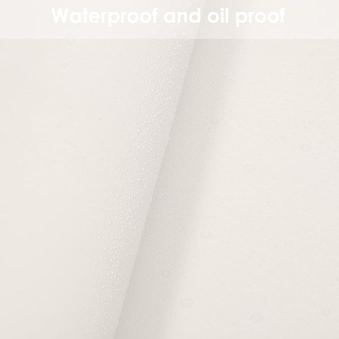 Leather Dresser Cover,1.8mm Thick,14x40 Inch,Dresser Protector Top,Dresser Top Protector,Dresser Cover Top,Dresser Top Cover,Dresser Cover Top for Bedroom.(White+White,14x40)