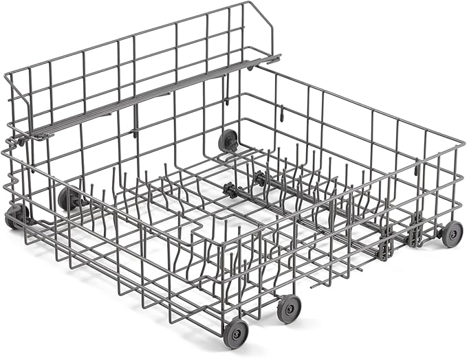 W10139223 Dishwasher Lower Rack Replacement Parts for Whirlpool Maytag Dishwasher Rack Lower Basket Shelf Jenn-air Amana MDBD820AWW MDB6650AWW JDB8910AWS Bottom Dishrack Basket Assembly 1 Pack