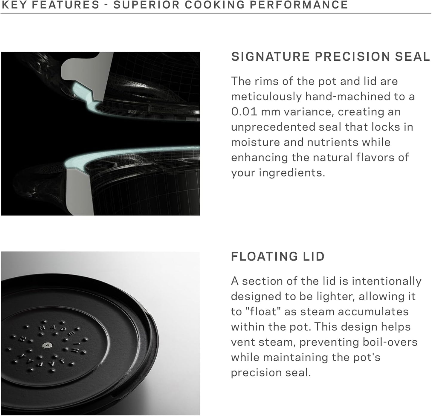 Vermicular Oven Pot 2.0 | Lightweight Enameled Cast Iron Pot | 18cm (2 Qt) | Non-Toxic | Induction-compatible | Dutch Oven | Made in Japan | Matte Black