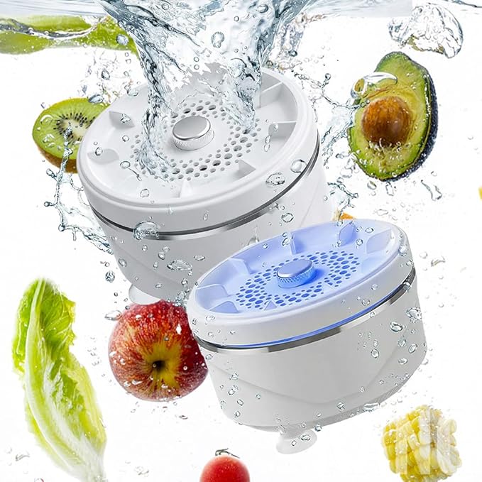 Fruit and Vegetable Washing Machine, 2026 New Fruit Cleaner Device, Effortless Vortex Fruit and Vegetable Purifier Clean Produce with Titanium Electrolysis Purification for Kitchen Home (1)