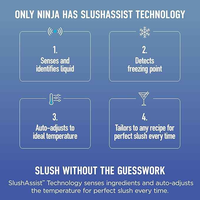Ninja SLUSHi Max XXL Smart Frozen Drink Maker | Top Performance & Smart Technology, Party-Size 150oz Capacity, No Ice Needed, 6 Programs, Ideal Temp & Texture up to 12 hours | Peach FS605