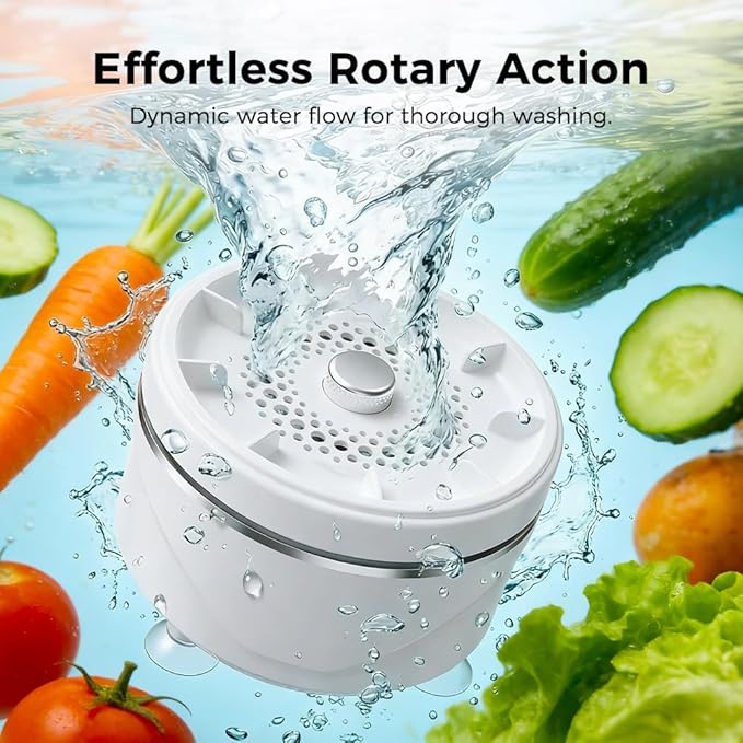 Upgraded Fruit and Vegetable Washing Machine, Fruit Cleaner Device Fruit and Vegetable Purifier Clean Produce with Titanium Electrolysis Purification in Water (2)