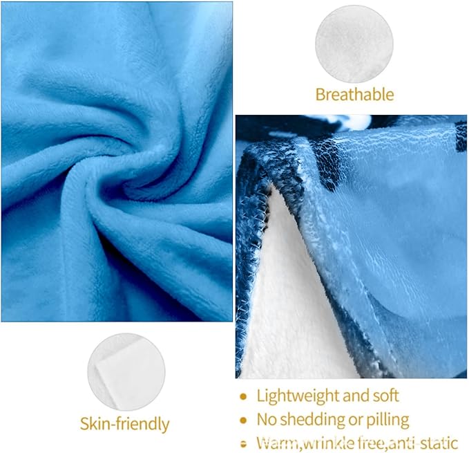 Majestic Dragon Plush Throw Blanket - Soft, Comfy, Lightweight, Warm, and Fuzzy - Ideal Gift for Men and Boys - Perfect for Couch, Bedroom, Travel, Bed - 50x40 inches