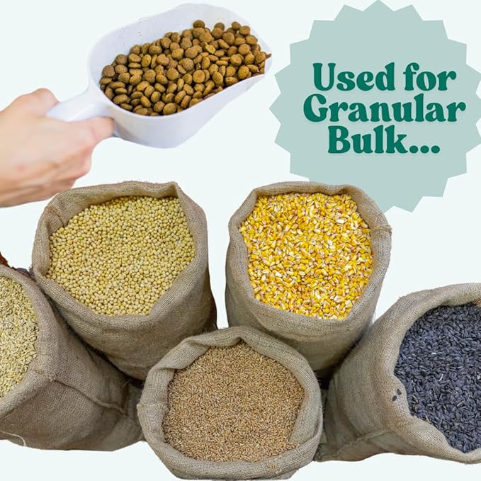 55 mL (55 CC | 1.86 Oz.) Long Handle Scoop for Measuring Coffee, Pet Food, Grains, Protein, Spices and Other Dry Goods (Pack of 25)