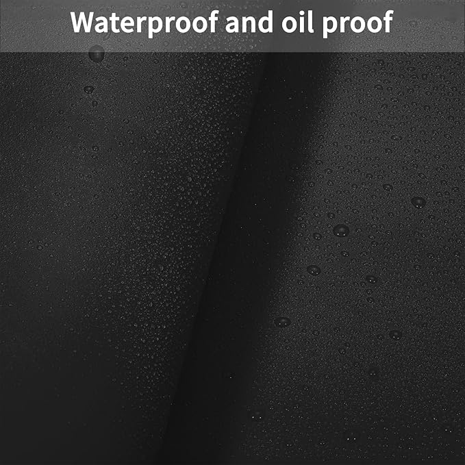 Leather Desk Mat,1.8mm Thick,12x42 Inch Desk Cover,Desk Protector Mat,Dresser Cover Top,Nail Table Mat,Dresser Cover,Quartz Countertop Protector,Table Sticker Cover(Black+Gray,12×42)