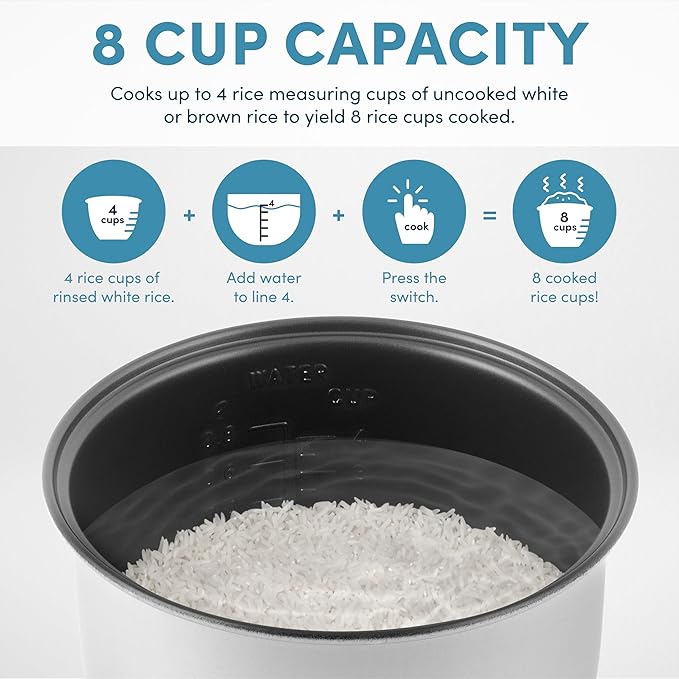 Aroma ARC-914SB 8-Cup (Cooked) Rice Cooker