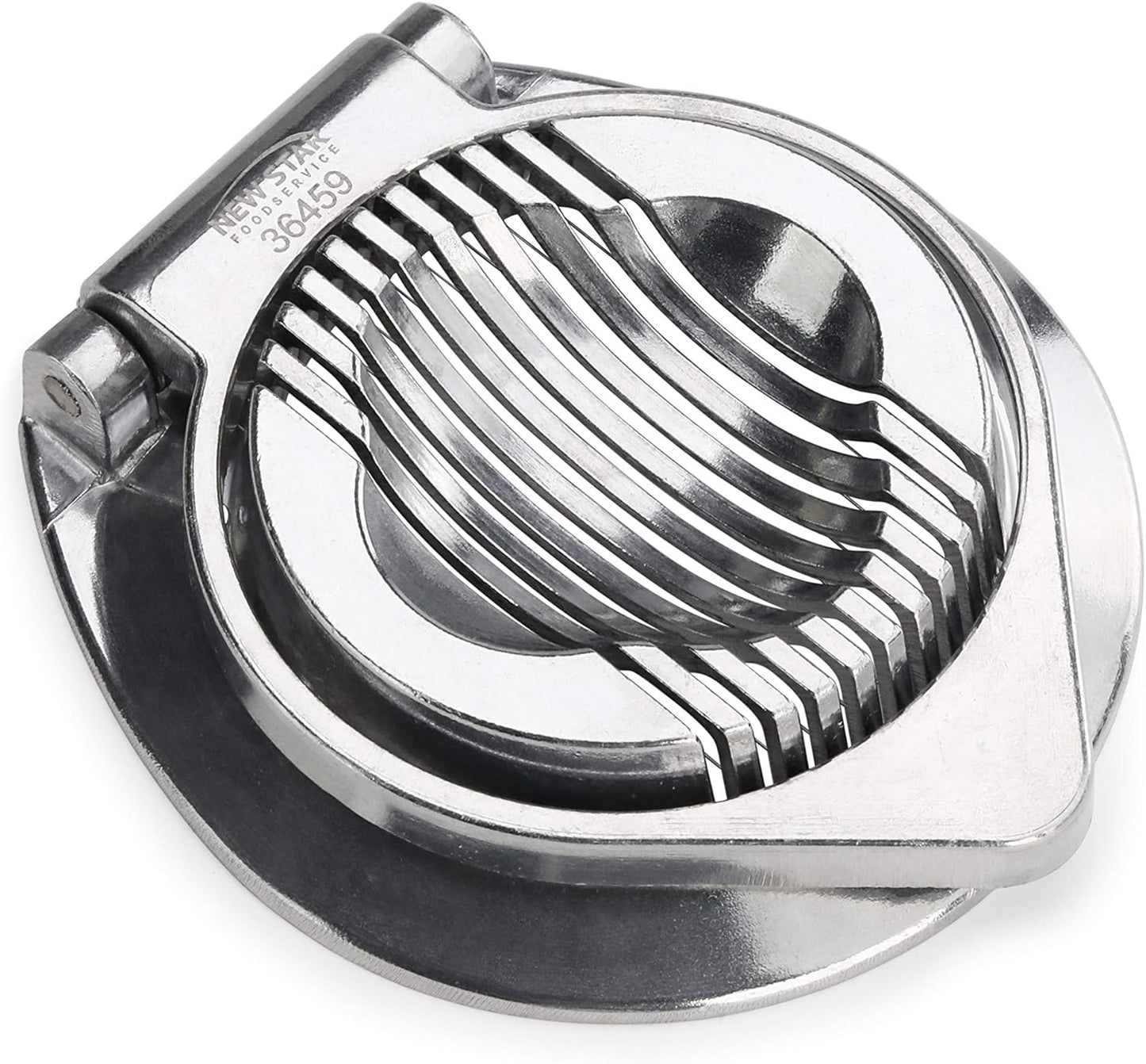 New Star Foodservice 36459 Commercial Grade Aluminum Egg Slicer, Mushroom Slicer with Stainless Steel Wire (Hand Wash Only)