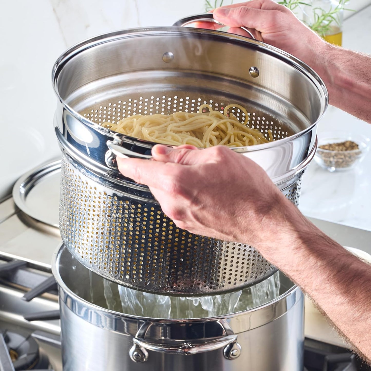 Hestan Provisions – 8-Quart Stainless Steel Pasta Insert