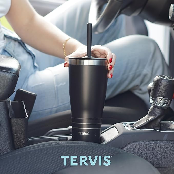 Tervis Traveler Star Wars Helmet Detail Triple Walled Insulated Tumbler Travel Cup Keeps Drinks Cold & Hot, 30oz - with Straw Lid, Stainless Steel