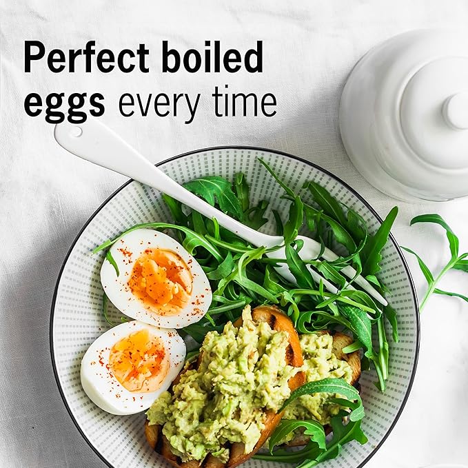Tiger BeepEgg – Egg Timer for Boiling Eggs – Musical Egg Cooker for Soft, Medium, Hard Boiled Eggs – Food Safe – Singing Floating Egg Timer – Egg Cooker for 3 Levels of Doneness - Brainstream
